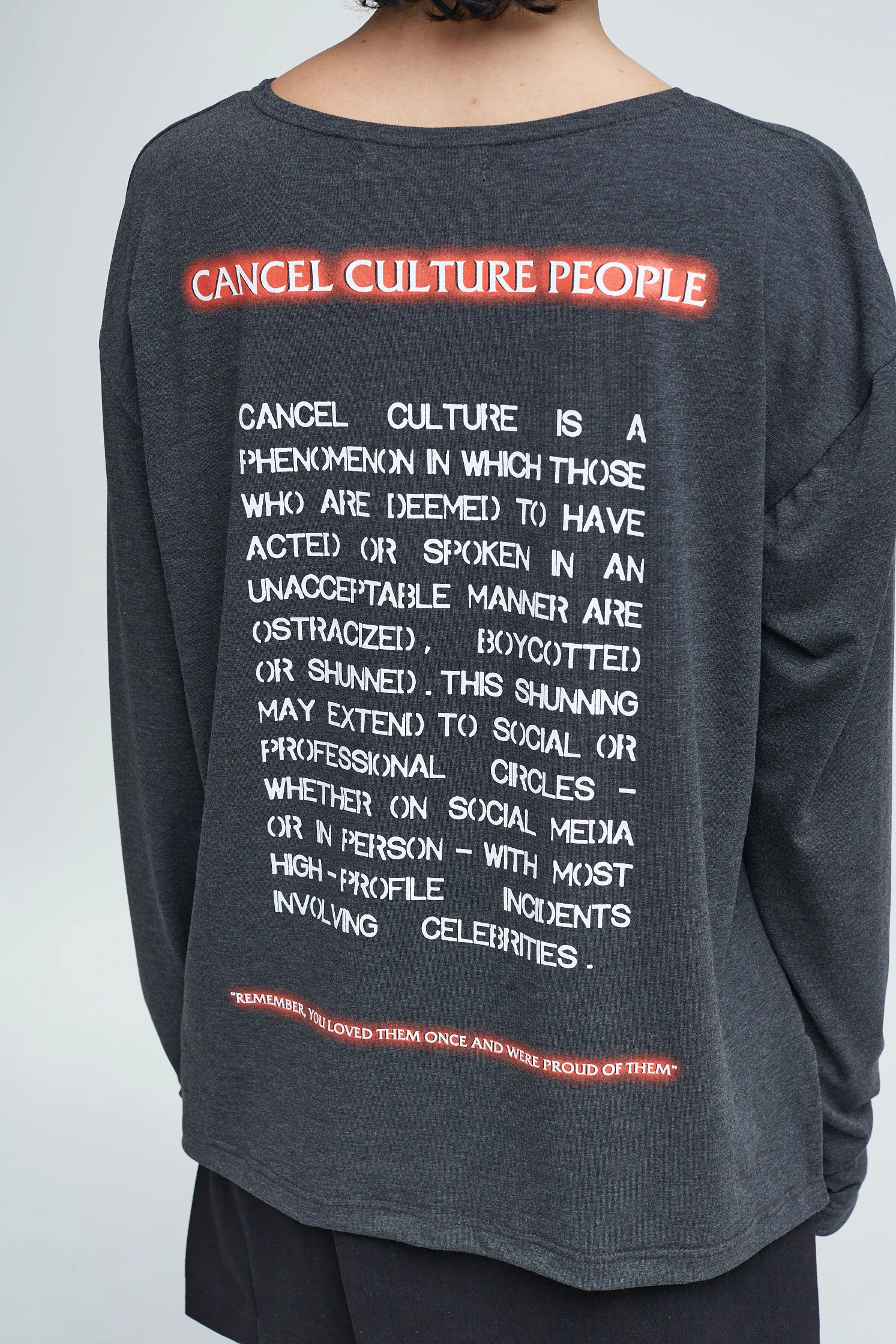 Лонгслив Cancel Culture People 
