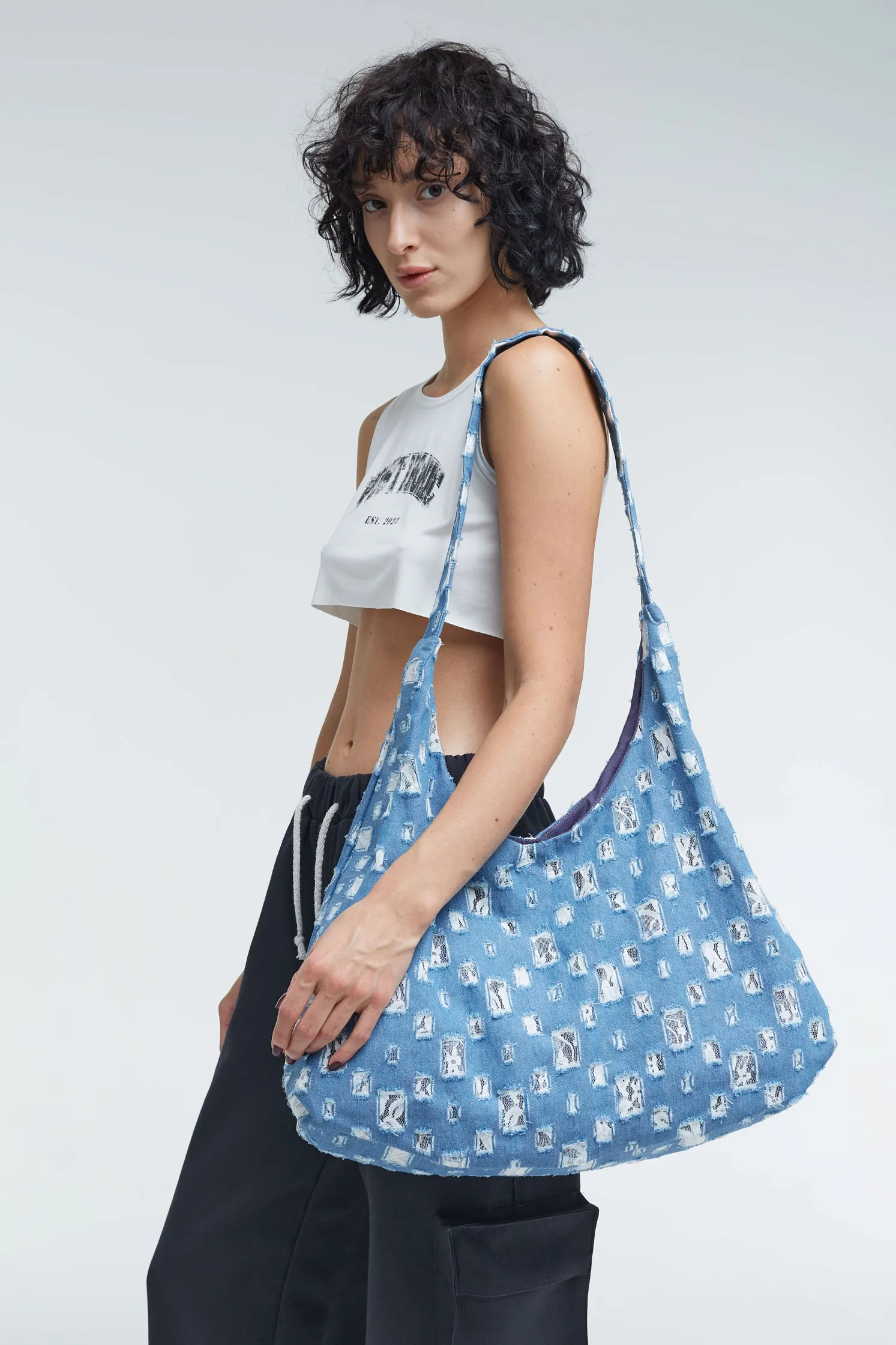 Сумка деним Post Ironic 